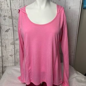 Avia pink long sleeve thin hoodie size large